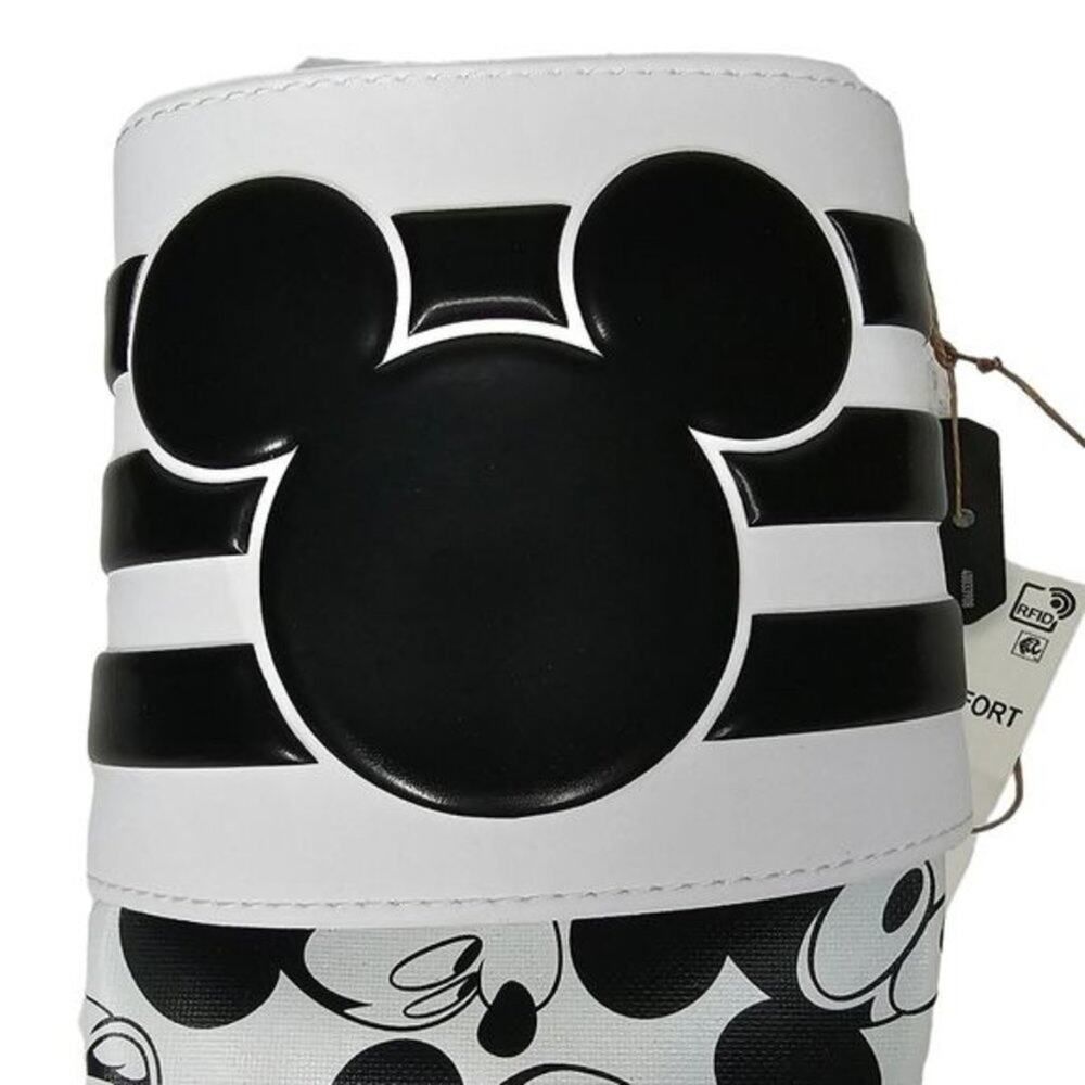 NWT Adidas Slides Mens Size 12 Disney Mickey Mouse Adilette Comfort Black White - Picture 10 of 15